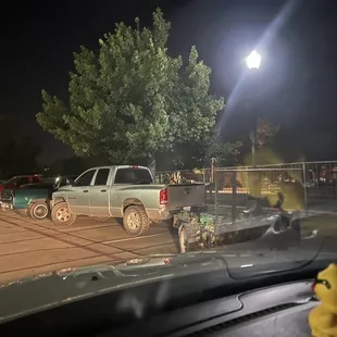 Asshole taking 4 spots