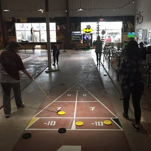 Shuffle board court 1