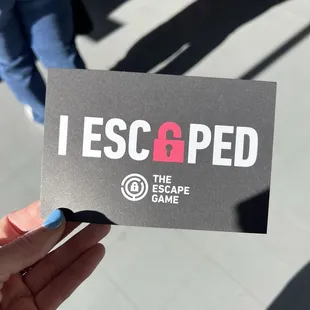 Woo! We did it (Prison Break)