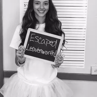 Bachelorette party started off right with an escape from Leavenworth!