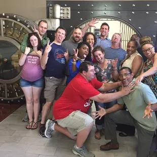 Race to see which department can escape first!  Rock the After Pic!