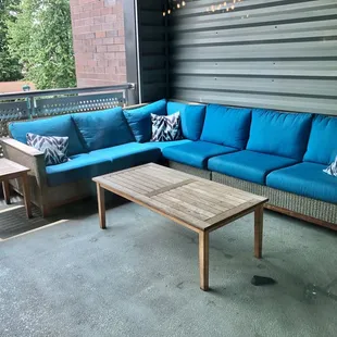 Outdoor patio lounge