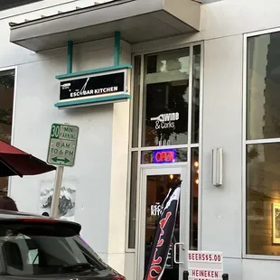 Outside view from street