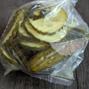Pickles from the pickle bar