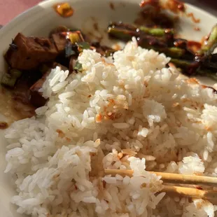 Sauteed String Beans Ma Po Tofu