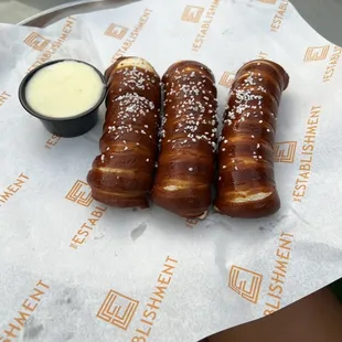 Pretzels appetizer