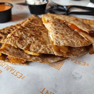 Quesadilla was very good