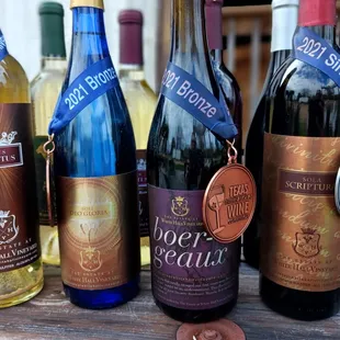A few of our Award winning wines!