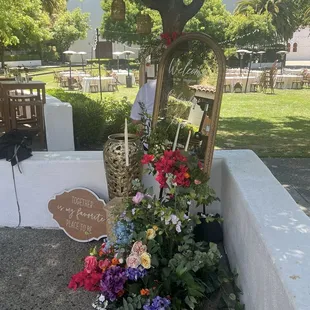 Bay Area Indian Wedding Decorations - Reception Decor at Wente Vineyards