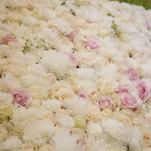 we love creating unique flower walls