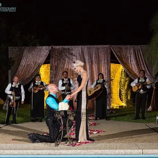 Helped plan his marriage proposal and then coordinated their LA wedding!