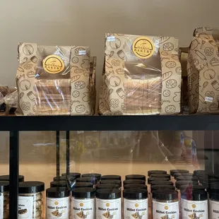 Cookies and freshly baked breads