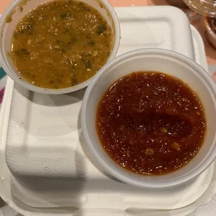 Amazing sauces!