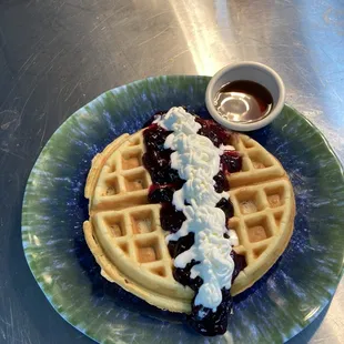 Breakfast waffle