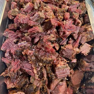 EVThing pressure smoked brisket.  So flavorful and juicy!
