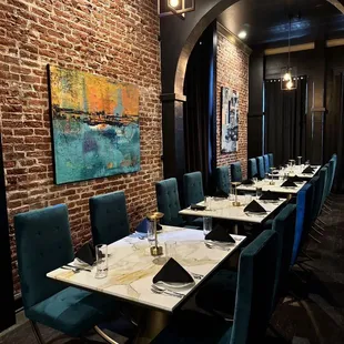 interior, sushi and sashimi