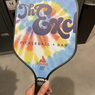 For a small fee you can rent paddles on site.