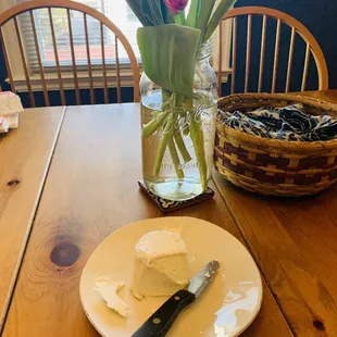Delicious local goat cheese!