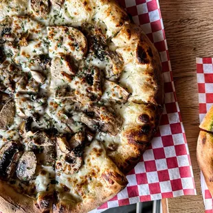 pizza, food
