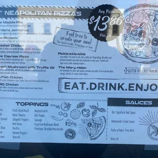 Menu simple and delicious
