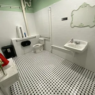 Unisex bathroom. (2 on site)