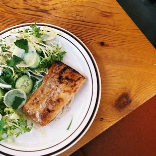 Warm Salmon Salad