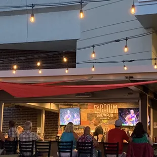 Outside Patio.