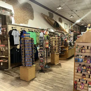 a variety of items in the store