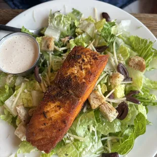 Blackened Salmon Caesar