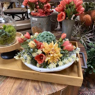 Beautiful arrangements.