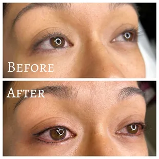 Permanent eyeliner