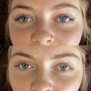 We love a Lash Lift &amp; Tint for the low maintenance look of dark and curled lashes.
