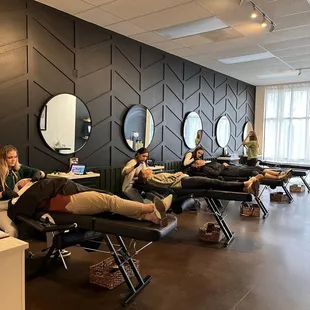 We are an open atmosphere facial spa where side by side facials are always happening.  So, bring a friend and come facial with us!