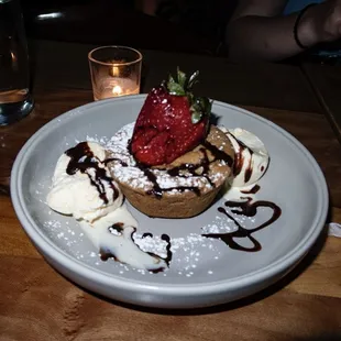 Cookie Dough Lava Cake