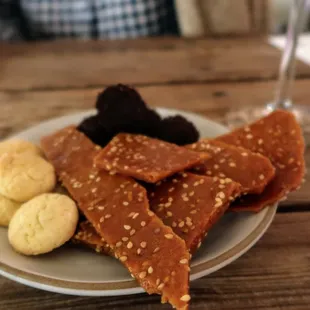Friends of the Factory 4/15/2017, Chef Scott Peacock Benne Brittle and other after dinner sweets with Muletown Roasted coffee