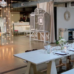 Friends of the Factory 4/15/2017, Chef Scott Peacock Picture perfect family table dinner setting