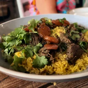 Alabama Chanin, Friends of the Cafe Dinner 8/24/2017, Chef Asha Gomez Beef Biryani