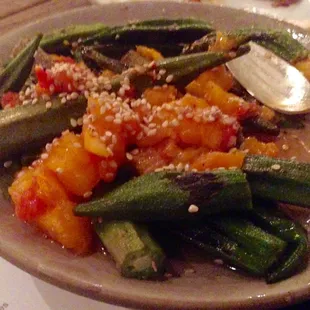 Charred Okra