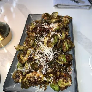 Brussel Sprouts $7 during happy hour or $15 regular