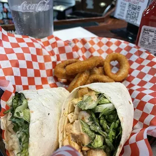 Chicken Caesar wrap