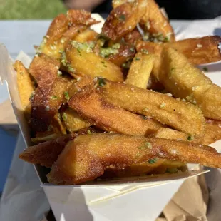 Garlic Parmesan fries