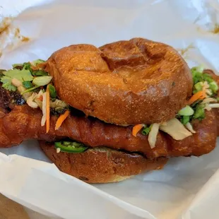 Korean Fried Chicken Sandwich