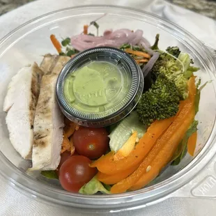 Power Bowl with organic chicken