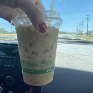 The Lavender Vanilla Latte.