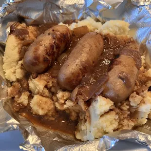 Bangers and mash