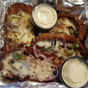 Loaded Fried Potato Skins