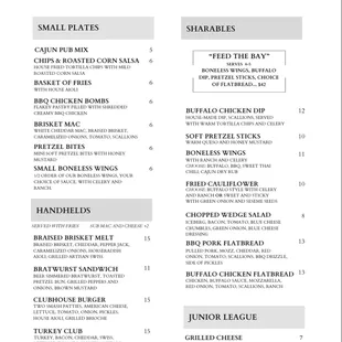 Food menu