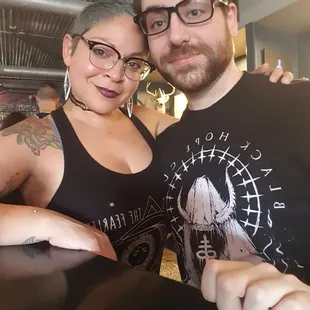 Enjoying a Sunday Funday at the Falcon! $3 mimosas, always cool new art and fun events going on!