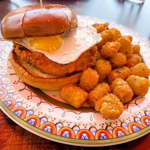 Fried chicken sandwich