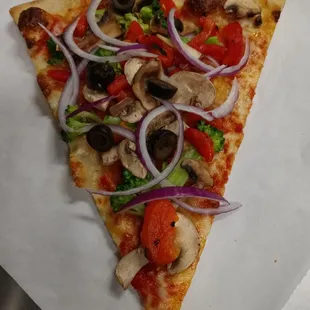 This is a veggies slice i got yesterday from Radiant Brewery.